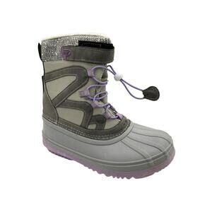 Khombu Women's Ava Snow Boots Gray/Purple - Medium